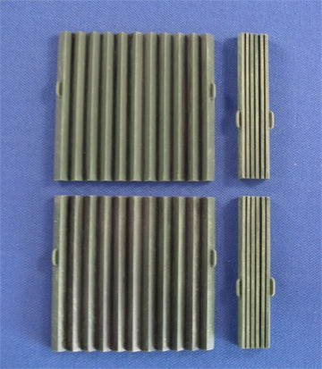 2 Concertina Doors In Open & Closed Positions